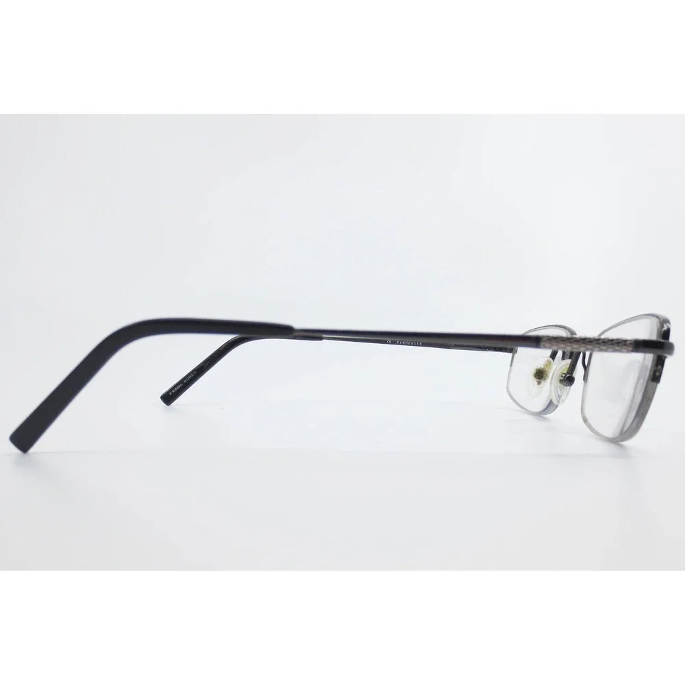 Van Heusen Russell GUN Eyeglass Frames Gunmetal Rectangular Semi-Rimless
